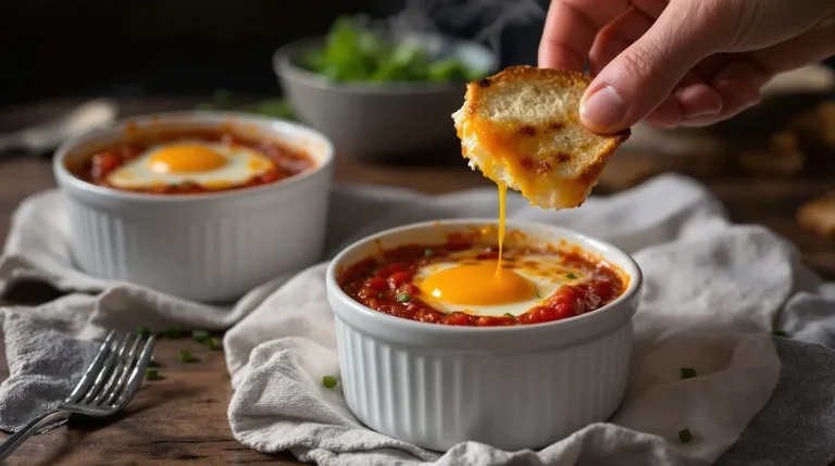 C'est le plat que je fais quand je n'ai envie de rien préparer : œufs cocotte à la tomate en 12 min