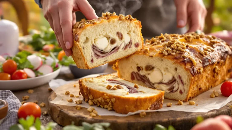 Accueil Ce cake salé au chèvre et aux noix est parfait pour vos apéritifs printaniers, voici pourquoi
