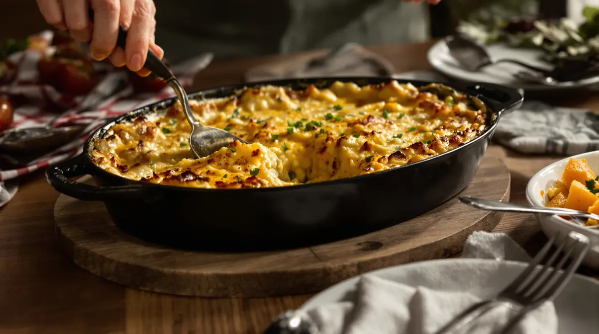 Je le prépare la veille et il est encore meilleur réchauffé : mon hachis parmentier poulet-poireaux qui ne sèche jamais Je le prépare la veille et il est encore meilleur réchauffé : mon hachis parmentier poulet-poireaux qui ne sèche jamais