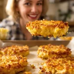 Je les prépare en 10 minutes : mes galettes de pommes de terre bien crousti-dorées au four, légères et encore meilleures que des frites