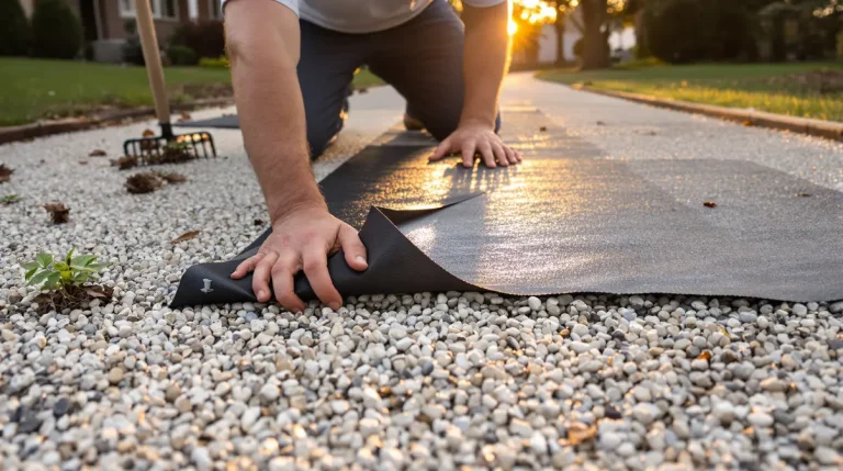 Je ne désherbe plus jamais mes graviers : la méthode de paysagistes à adopter