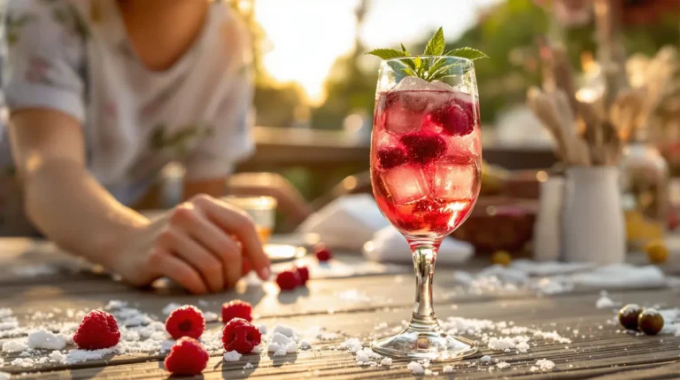 Accueil La version framboise du spritz, ultra fraîche pour l’apéro, prête en 2 minutes