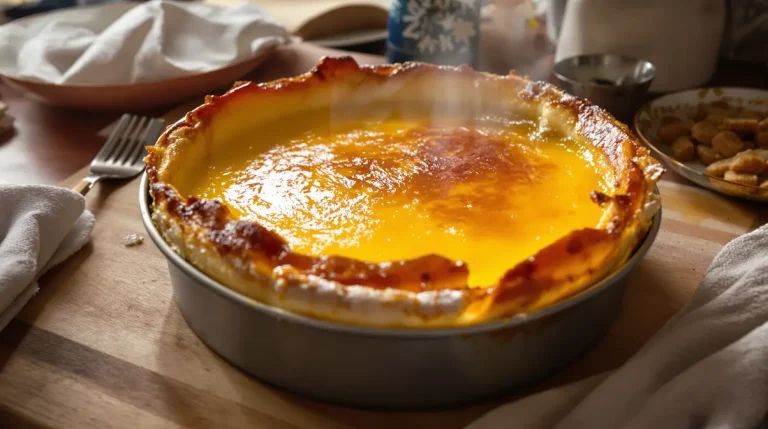 « Mon flan pâtissier sans pâte est irrésistible » : léger, fondant et prêt en un rien de temps pour le goûter parfait