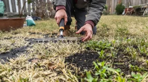Pelouse abîmée : la mi-mars marque la période idéale pour regarnir votre gazon
