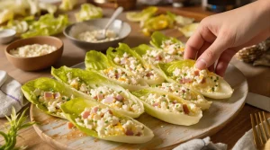 Petites barquettes d’endive au jambon : j’ai préparé cet apéritif ultra rapide en quelques minutes