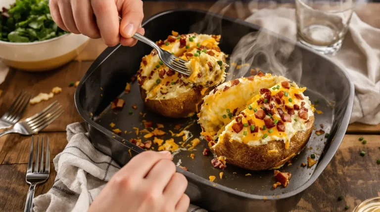 « Plus personne ne demande de gratin le soir » : je farcis mes pommes de terre avec ce mélange pas cher et tout le monde adore !