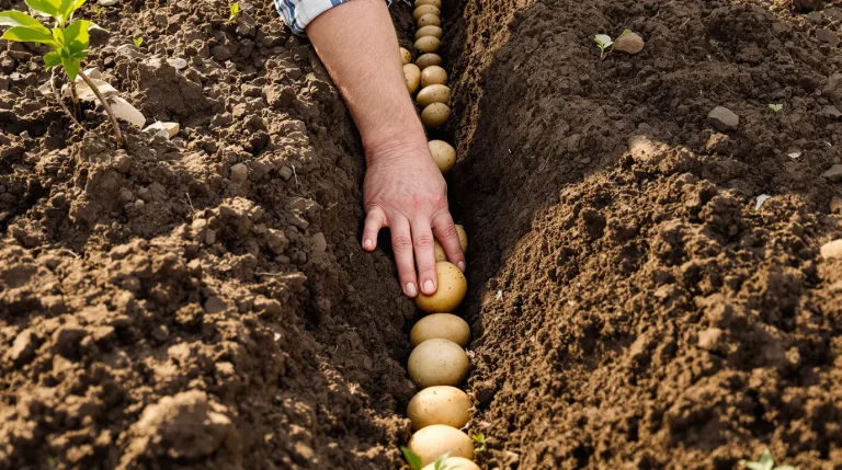 À quelle profondeur planter les pommes de terre pour obtenir une récolte abondante ?
