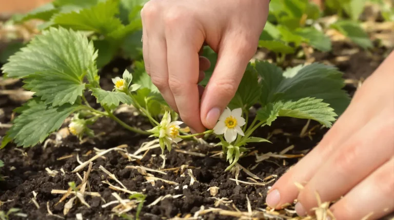 Ce geste fait mal au cœur, mais il est indispensable sur vos fraisiers la première année