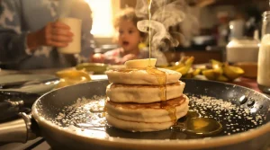 « Depuis que je fais ces pancakes au blender, mes enfants se lèvent sans râler » : prêts pendant le café