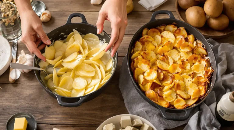 Gratin dauphinois : inutile de le noyer dans la crème, le bon geste le rend délicieusement fondant Gratin dauphinois : inutile de le noyer dans la crème, le bon geste le rend délicieusement fondant