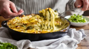 « Je le prépare chaque dimanche d’hiver » : mon gratin patates-choux de Bruxelles a conquis ma famille