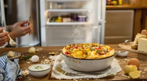« Je ne cuisine plus que ça le soir » : mon bowl cake salé express prêt en 7 minutes avec les restes du frigo
