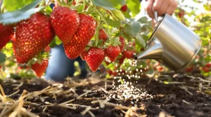 Les fraisiers donnent des fruits plus gros si on les arrose au printemps avec cet ingrédient tout simple de cuisine