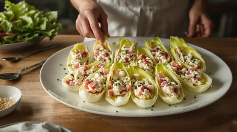 Petites barquettes d’endive au jambon : ma recette d’apéritif ultra express, prête en quelques minutes