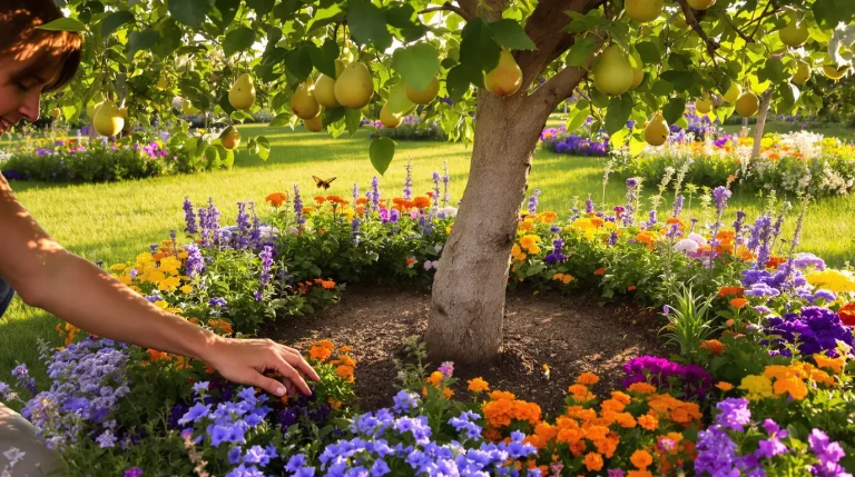 Plantées au pied des arbres, ces fleurs boostent vos récoltes de fruits, voici pourquoi Plantées au pied des arbres, ces fleurs boostent vos récoltes de fruits, voici pourquoi