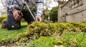 Votre pelouse est envahie de mousse après l’hiver ? Le geste tout simple que les paysagistes appliquent toujours