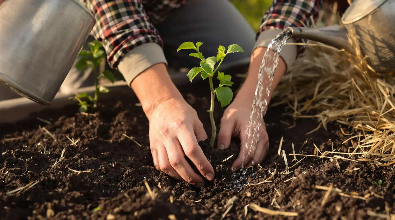 Au printemps, ces gestes à la plantation aident les tomates à mieux s’enraciner et à moins dépendre de l’eau Au printemps, ces gestes à la plantation aident les tomates à mieux s’enraciner et à moins dépendre de l’eau