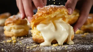Ces choux à la crème pâtissière sont une tuerie : coques super légères, crème vanille ultra lisse