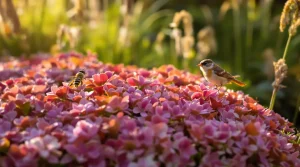 Cette vivace rose, méconnue des jardiniers, remplit encore votre jardin de pollinisateurs et d’oiseaux