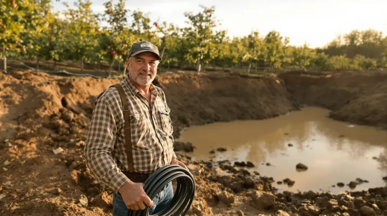 Dans le Calvados, ce producteur de pommes construit une retenue d’eau pour sauver son verger Dans le Calvados, ce producteur de pommes construit une retenue d’eau pour sauver son verger