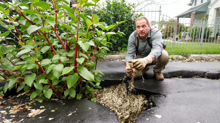 Depuis 2025, cette plante qui perce l’asphalte est interdite à la vente et au transport dans l’UE Depuis 2025, cette plante qui perce l’asphalte est interdite à la vente et au transport dans l’UE