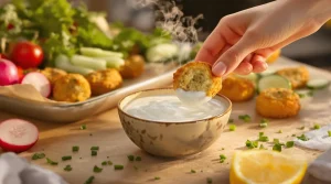 Fini les mini-feuilletés gras surgelés : ces bouchées légères au four et sauce fraîche sont mon apéro de mai