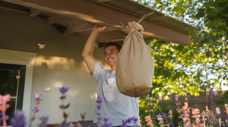 Frelons asiatiques : l’astuce gratuite du sac en papier kraft protège jardin et abeilles dès ce printemps