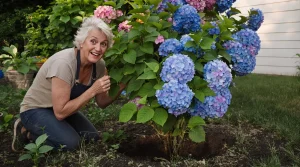 Ils plantaient un vieux clou rouillé au pied des hortensias : j’ai compris pourquoi en voyant mes fleurs