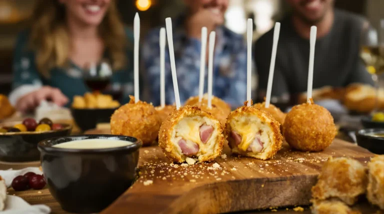 J'ai planté des bâtonnets de sucette dans mes boulettes jambon-fromage : mes invités n'ont parlé que de ça