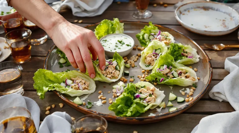 J'ai remplacé les tortillas par des feuilles de laitue croquantes : mes invités ont tout dévoré