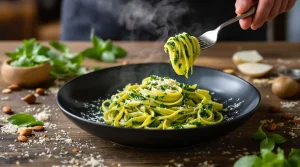 La recette des pâtes au pesto des ours : simple, parfumée et prête en quelques minutes