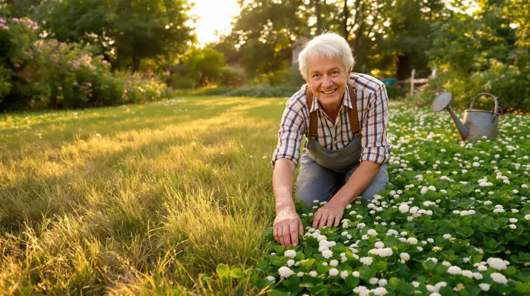 Les anciens ne semaient jamais de gazon : ce qu’ils plantaient à la place transforme le jardin