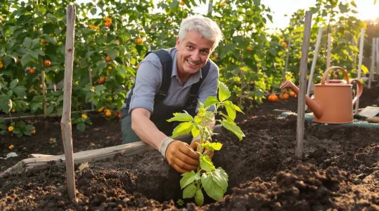 Plantez cette feuille au pied de vos tomates : elle booste la récolte, et voici pourquoi