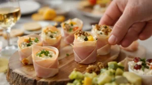 Roulez une tranche de jambon, glissez cette garniture dedans: vos invités se ruent sur l’apéro