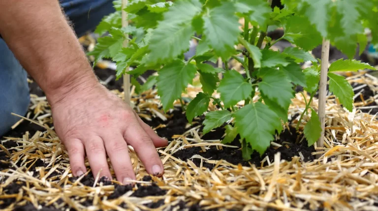 Tomates : ce geste naturel à faire au pied dès le printemps freine le mildiou et protège la récolte Tomates : ce geste naturel à faire au pied dès le printemps freine le mildiou et protège la récolte
