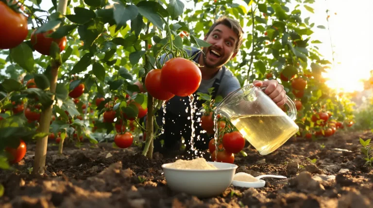 Tomates plus grosses et plus savoureuses : ajoutez 3 cuillères de ce produit à l’eau pour comprendre pourquoi