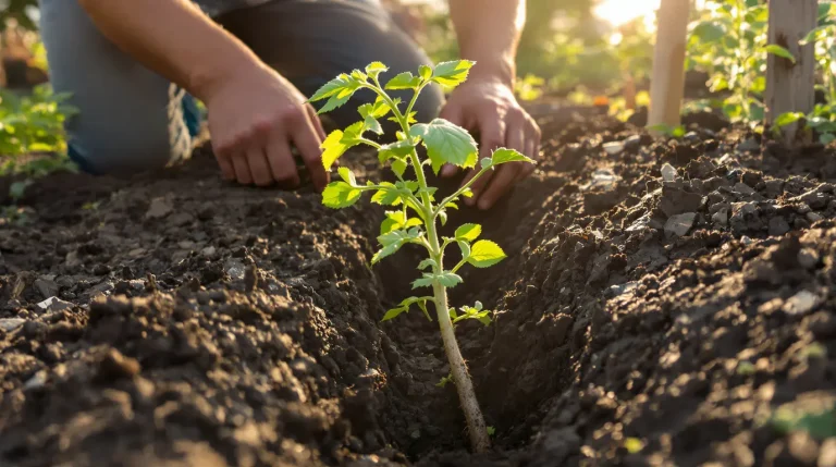 Tout le monde plante ses tomates debout : voici pourquoi leurs racines restent 3 fois moins développées Tout le monde plante ses tomates debout : voici pourquoi leurs racines restent 3 fois moins développées