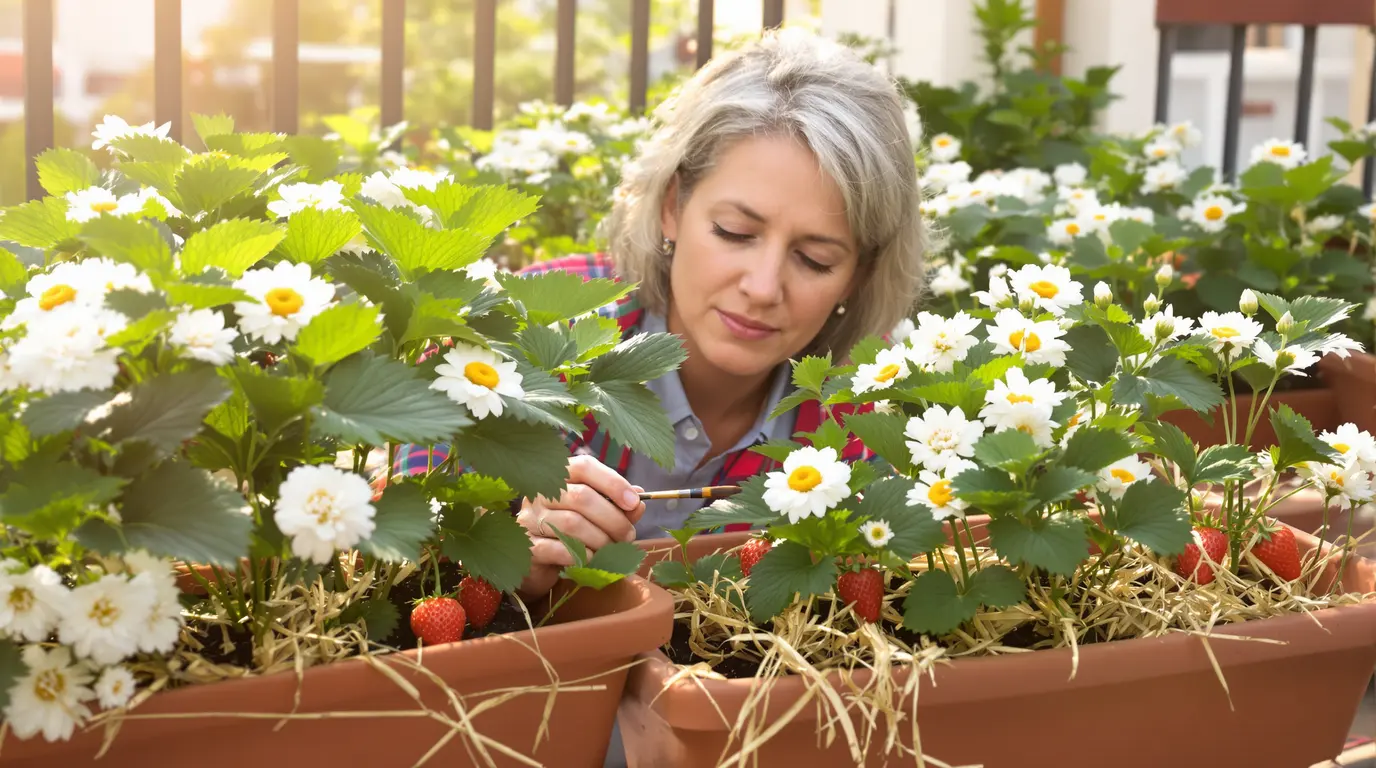 Vos fraisiers fleurissent mais ne donnent aucun fruit ? Ce qui bloque les fraises se corrige encore Vos fraisiers fleurissent mais ne donnent aucun fruit ? Ce qui bloque les fraises se corrige encore