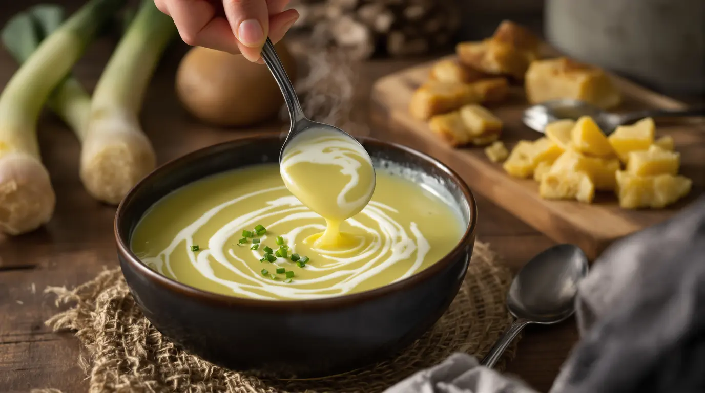 2 ingrédients suffisent pour mon velouté de poireaux parfait en hiver, facile et prêt pour 4 personnes 2 ingrédients suffisent pour mon velouté de poireaux parfait en hiver, facile et prêt pour 4 personnes