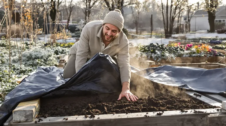 Au potager fin février, l’astuce des maraîchers me fait gagner 3 semaines de récolte