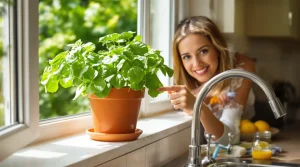 Cette plante sur le rebord de la cuisine éloigne les mouches tout l’été et parfume mieux qu’une bougie
