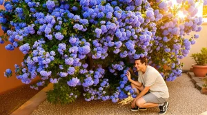 La plante de la semaine : venue de Californie, elle adore le soleil et pare le jardin d’un bleu spectaculaire