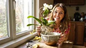 Orchidée : je la fais refleurir très vite grâce à une simple pomme de terre