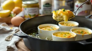 Petits flans au thon très faciles : j’en fais une entrée fondante avec les ingrédients du placard