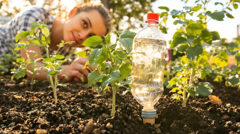 Potager : depuis que j’utilise ces déchets de bouteille, j’arrose moins et les limaces ne reviennent plus Potager : depuis que j’utilise ces déchets de bouteille, j’arrose moins et les limaces ne reviennent plus