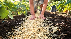 Pourquoi il faut pailler la terre du potager avant les grandes chaleurs avec un paillis végétal