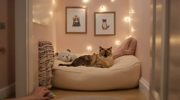 Cette chatte qui a attendu 2 ans au refuge dort désormais dans sa propre chambre, au cœur du foyer de ses rêves (vidéo)