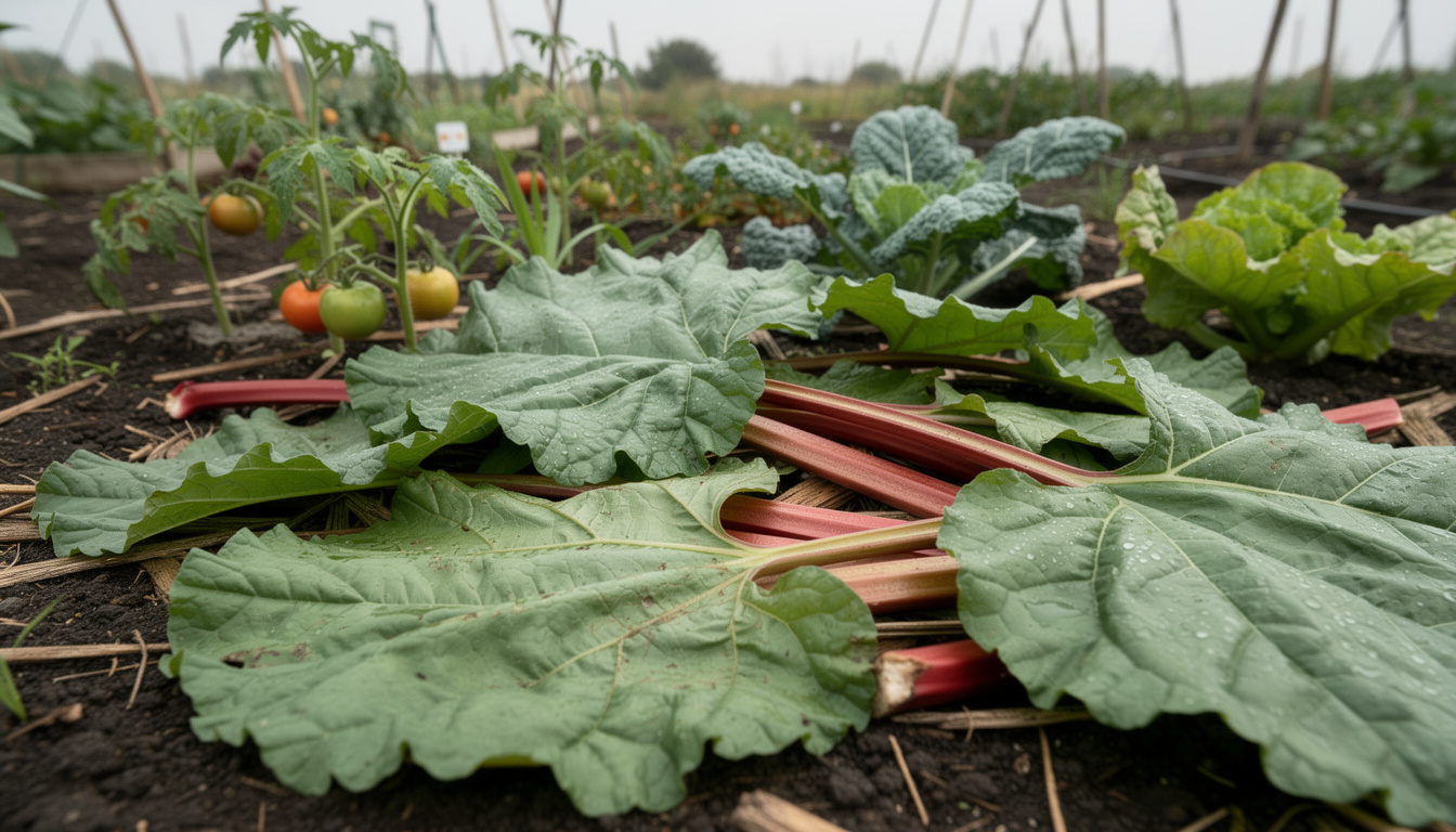 découvrez les différents usages des feuilles de rhubarbe dans le jardin ainsi que les précautions essentielles à prendre pour leur manipulation sécurisée.